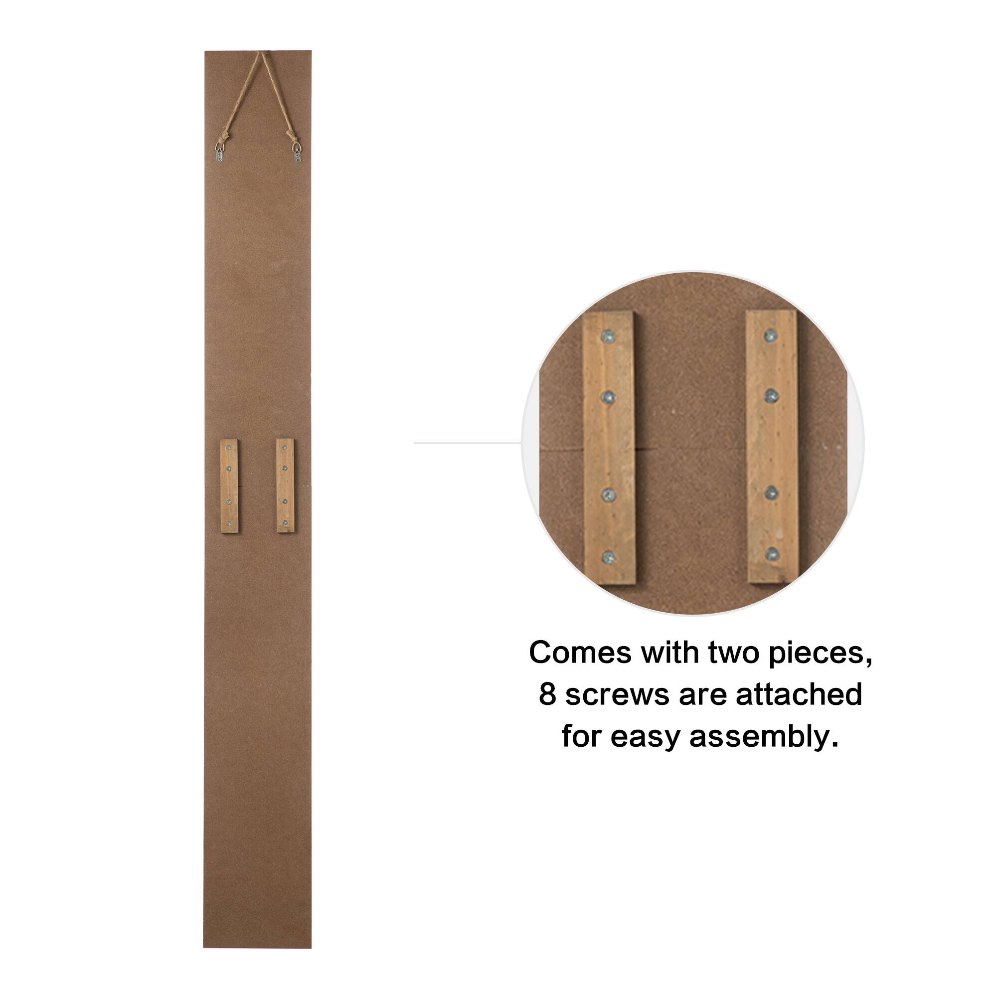 Glitzhome® 60'' PEACE Nativity Wooden Porch Sign